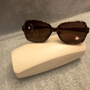 Anne Klein Prescription Sunglasses with Case #7035 in (215) Tortoise Crystal